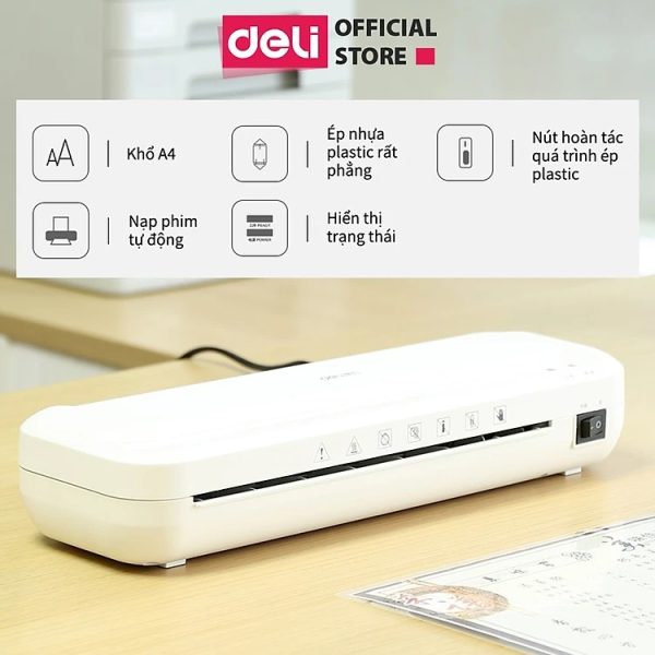 máy ép Deli A4 E2132