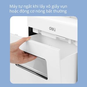 máy hủy giấy vận hành êm, không gây ồn