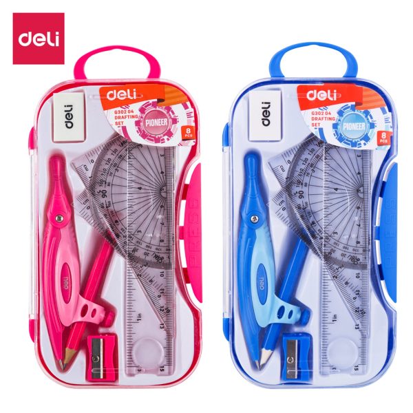 bộ eke compa Deli 30204