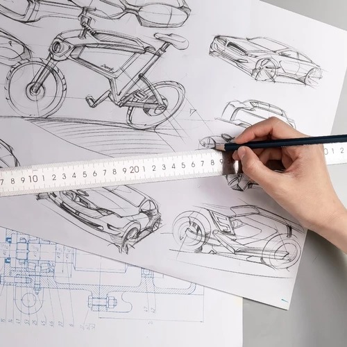 Thước sắt dài 50cm