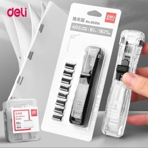 bộ đóng kẹp giấy Deli 8591A