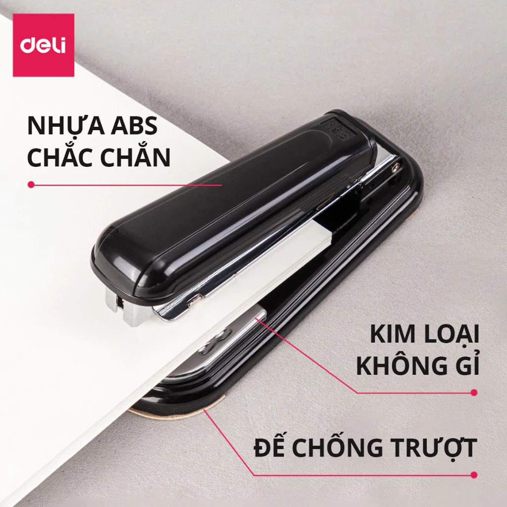 máy dập lỗ Deli 0414