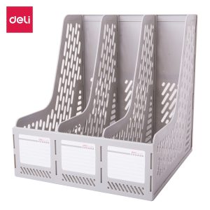 Giá tài liệu 3 ngăn đứng Deli E9845