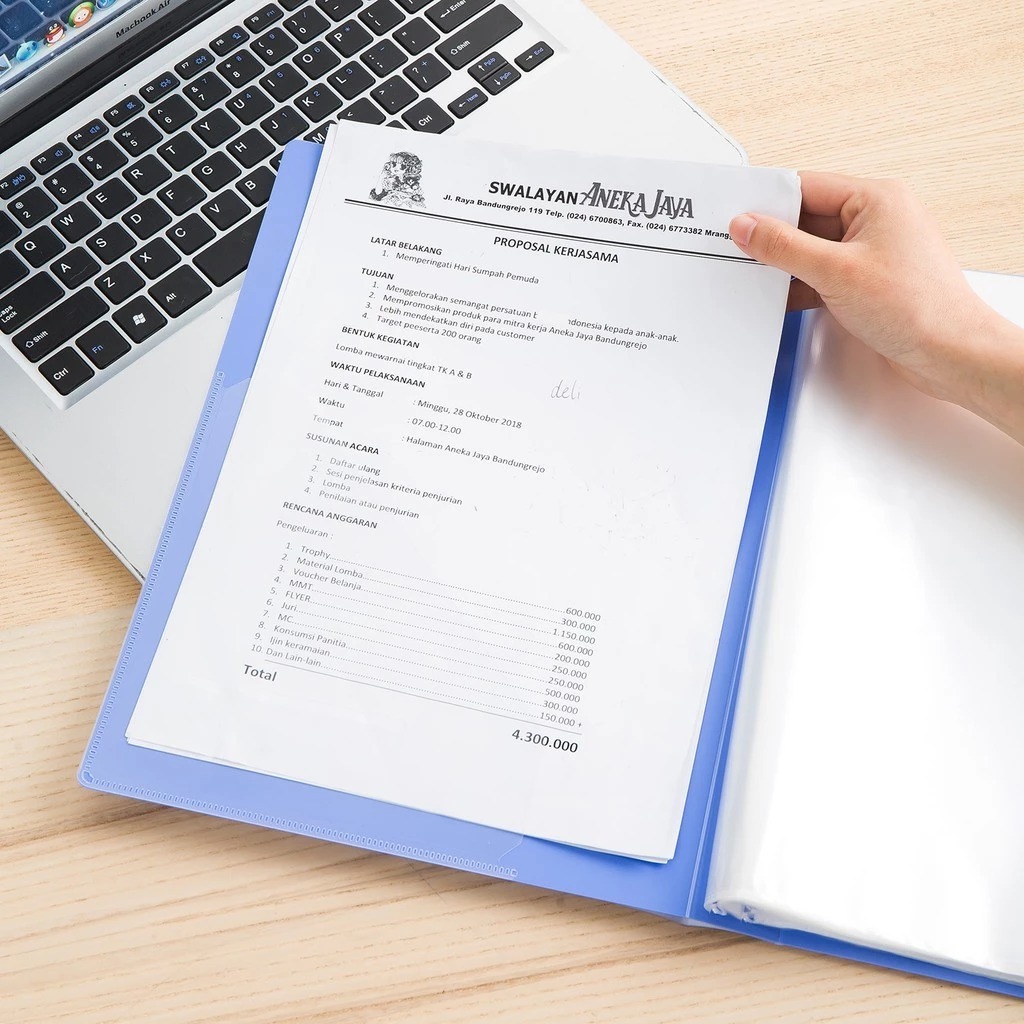 file nhựa A4 cao cấp E5240