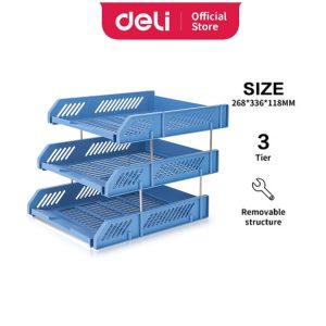 Giá Tài Liệu 3 Tầng Deli EZ612