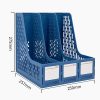 Kệ tài liệu đứng Deli màu xanh W9845