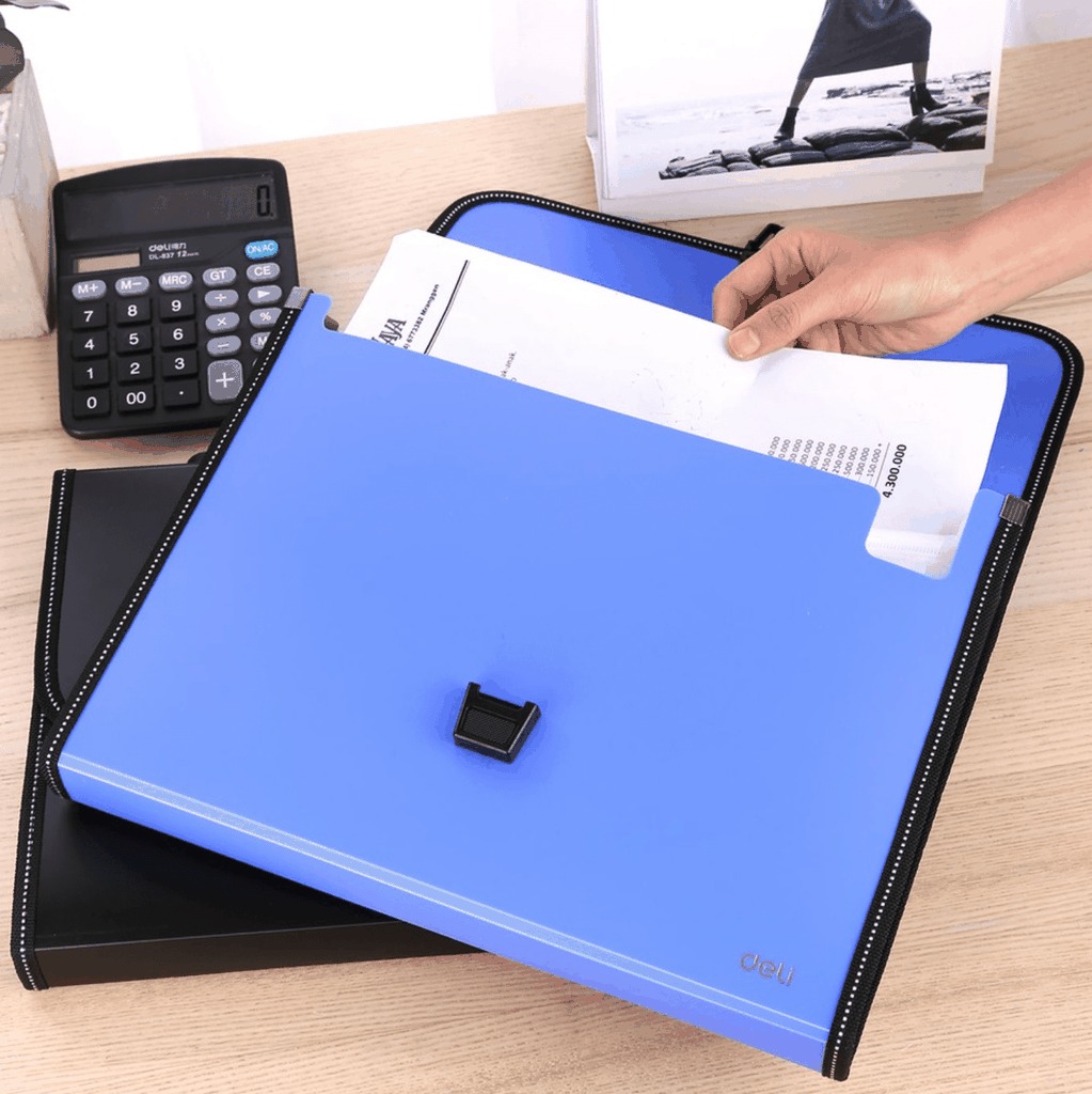 cặp đựng hồ sơ văn phòng nhiều ngăn E5559