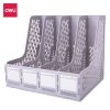 Giá Tài Liệu 4 Ngăn Đứng Deli E9846
