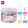 kẹp bướm màu 25mm Deli E8554A
