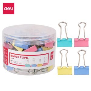 kẹp bướm màu 25mm Deli E8554A