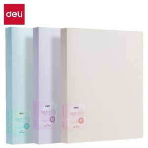 file 20 lá màu pastel Deli EF918