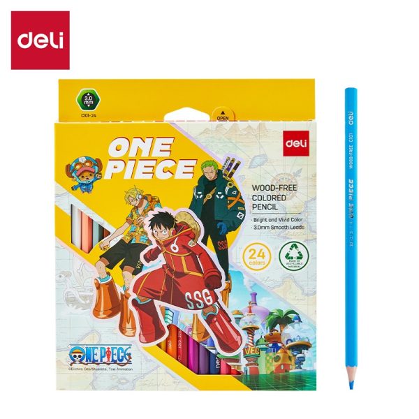 Bút chì màu 24 màu Deli EC101-24