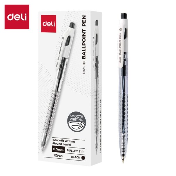 bút bi Deli EQ125 đen