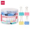 Kẹp bướm màu 41mm Deli E8552A