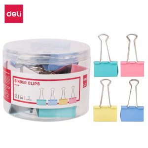 Kẹp bướm màu 51mm Deli E8551A