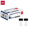 Kẹp đen 19mm Deli EZ65