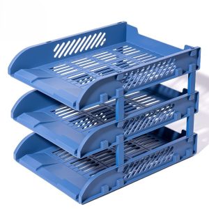 khay đựng tài liệu nhựa 3 tầng Deli E9213
