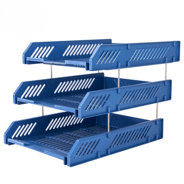 giá tài liệu nhựa 3 tầng Deli E9209