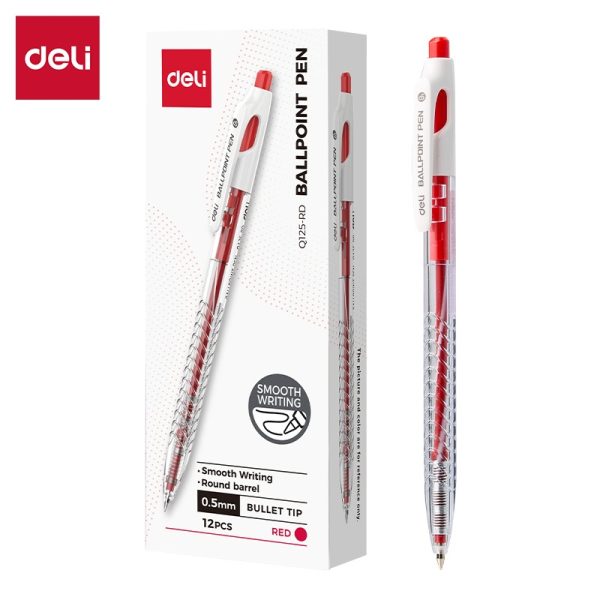 bút bi Deli EQ125 đỏ