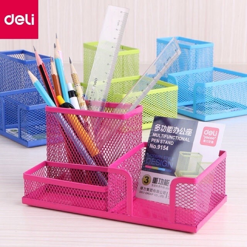 cắm bút sắt để bàn làm việc E9154