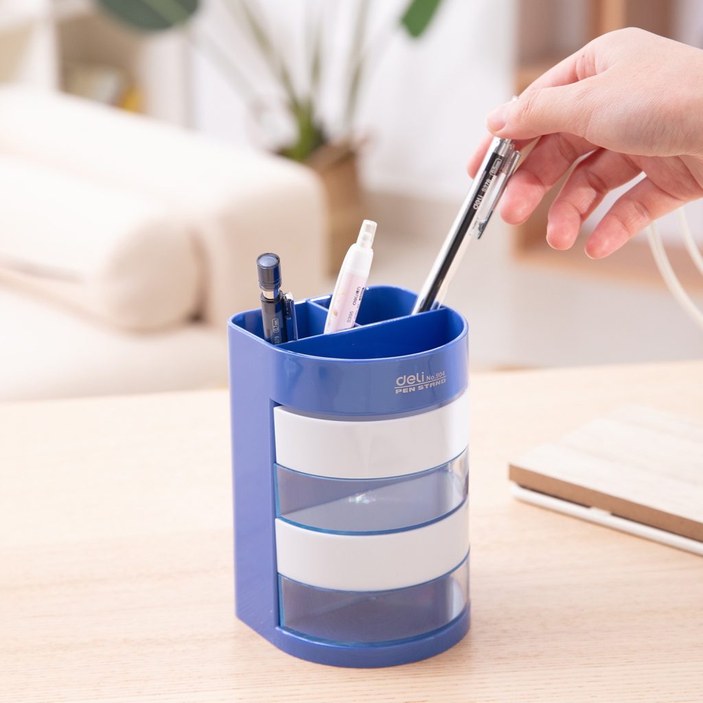 cắm bút nhựa Deli E904 giá rẻ