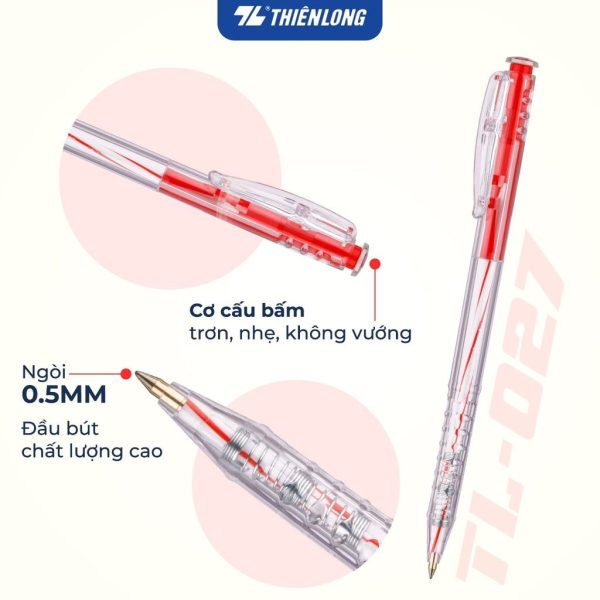 Bút bi Thiên Long văn phòng TL-027
