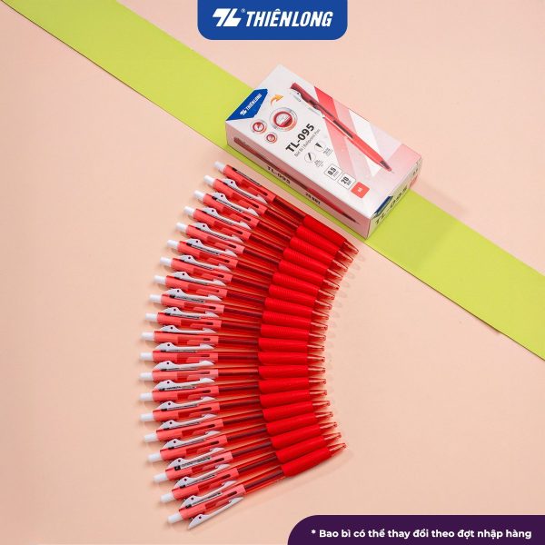 Bút bi Thiên Long màu đỏ TL-095