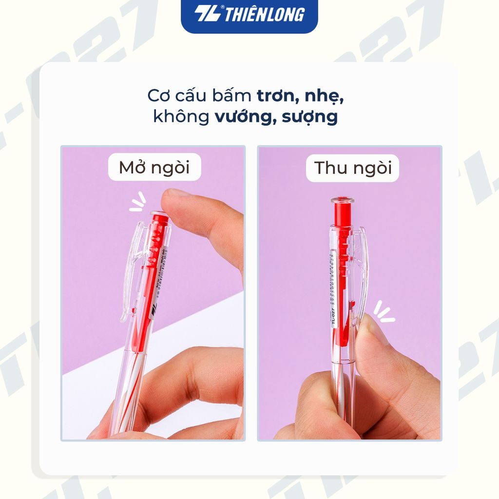 Bút bi Thiên Long TL-027 cho học sinh, sinh viên