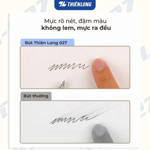 Bút bi Thiên Long nét nhỏ 0.5mm Tl-027