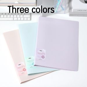 bìa tài liệu 30 lá màu pastel EF919