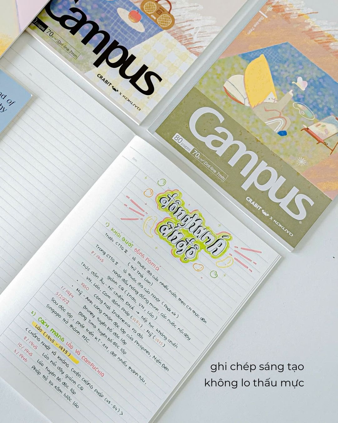 Vở Campus dễ thương Land of Too-Shy