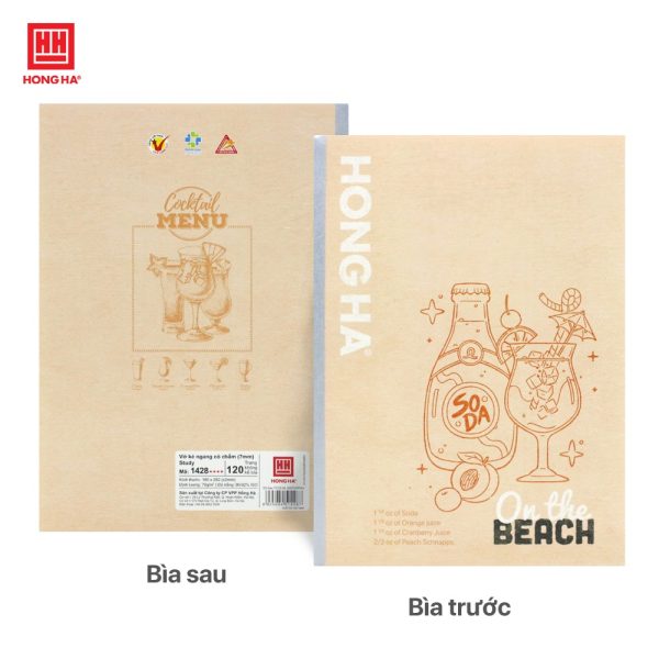 Vở 120 trang Hồng Hà 1428