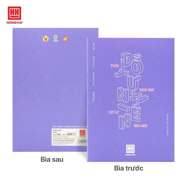 Vở ghi chép môn Toán Lý Hóa