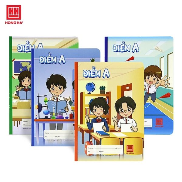 Vở 4 ô ly 80 trang Hồng Hà 0592