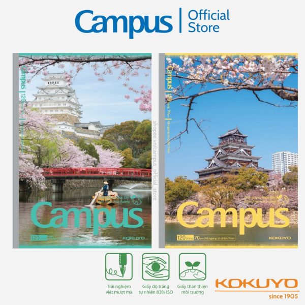 Vở Kẻ Ngang 120 Trang JAPAN PAPER Campus