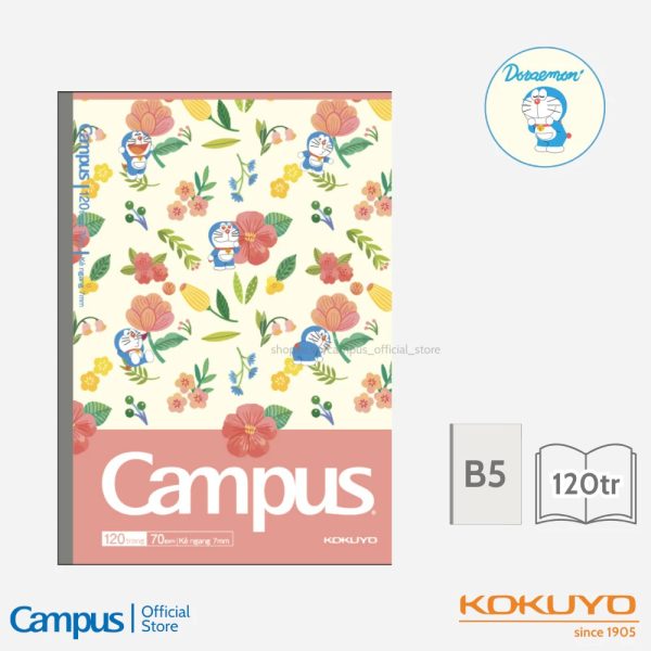 Vở Campus Doraemon kẻ ngang