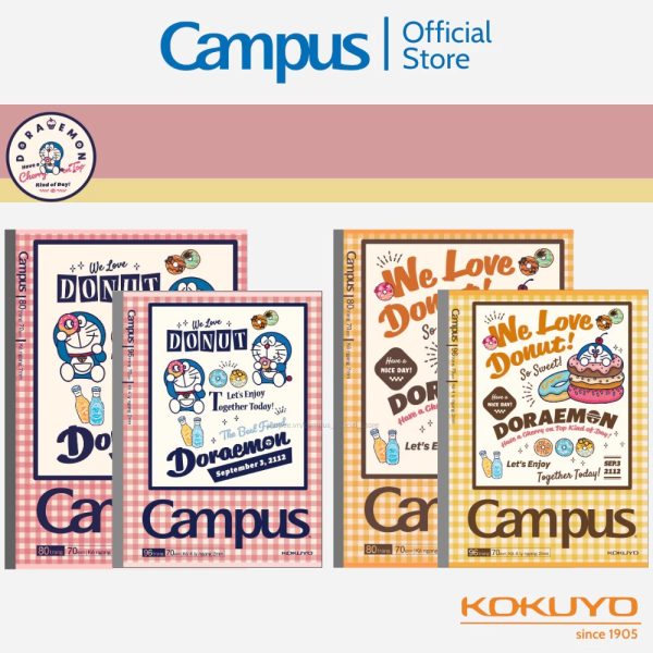 Vở kẻ ngang 80 trang Doraemon Campus