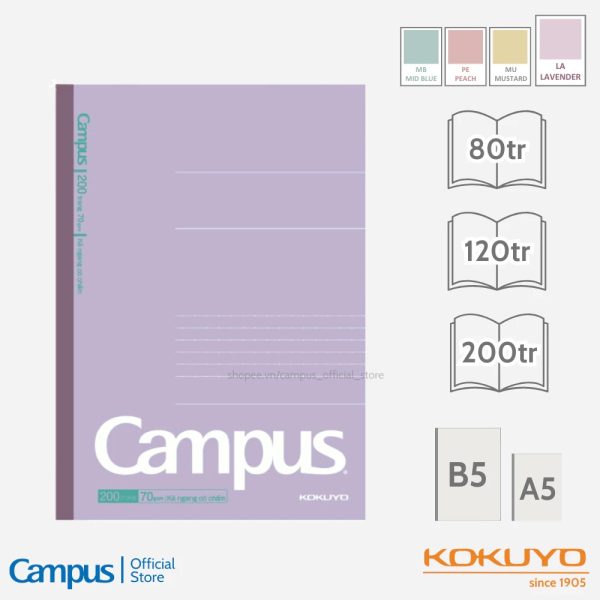 Vở Campus B5 Kusumi