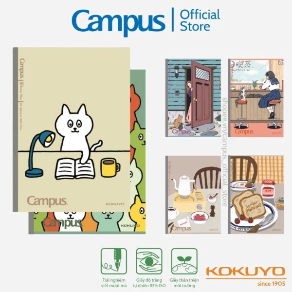 Vở Kẻ Ngang 80 Trang Japan Illustrator Campus