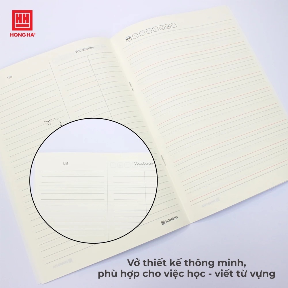 vở học ngoại ngữ Hồng Hà 1464