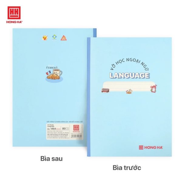 vở học ngoại ngữ Hồng Hà 1464