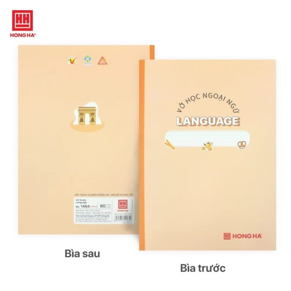 vở ghi chép ngoại ngữ Hồng Hà 1464