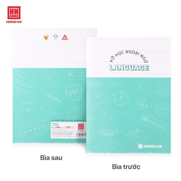 Vở học ngoại ngữ Hồng Hà 1465