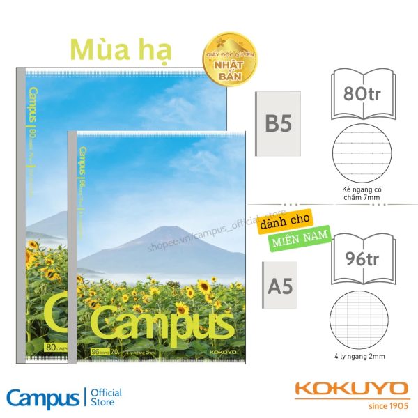 Vở Campus 4 mùa Phú Sĩ