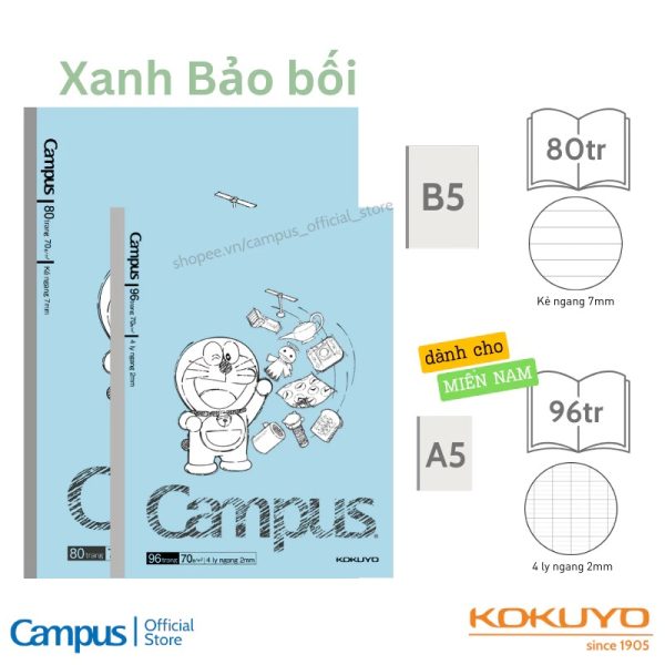 Vở học sinh Doraemon Campus