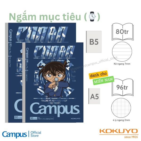 vở Campus khổ B5
