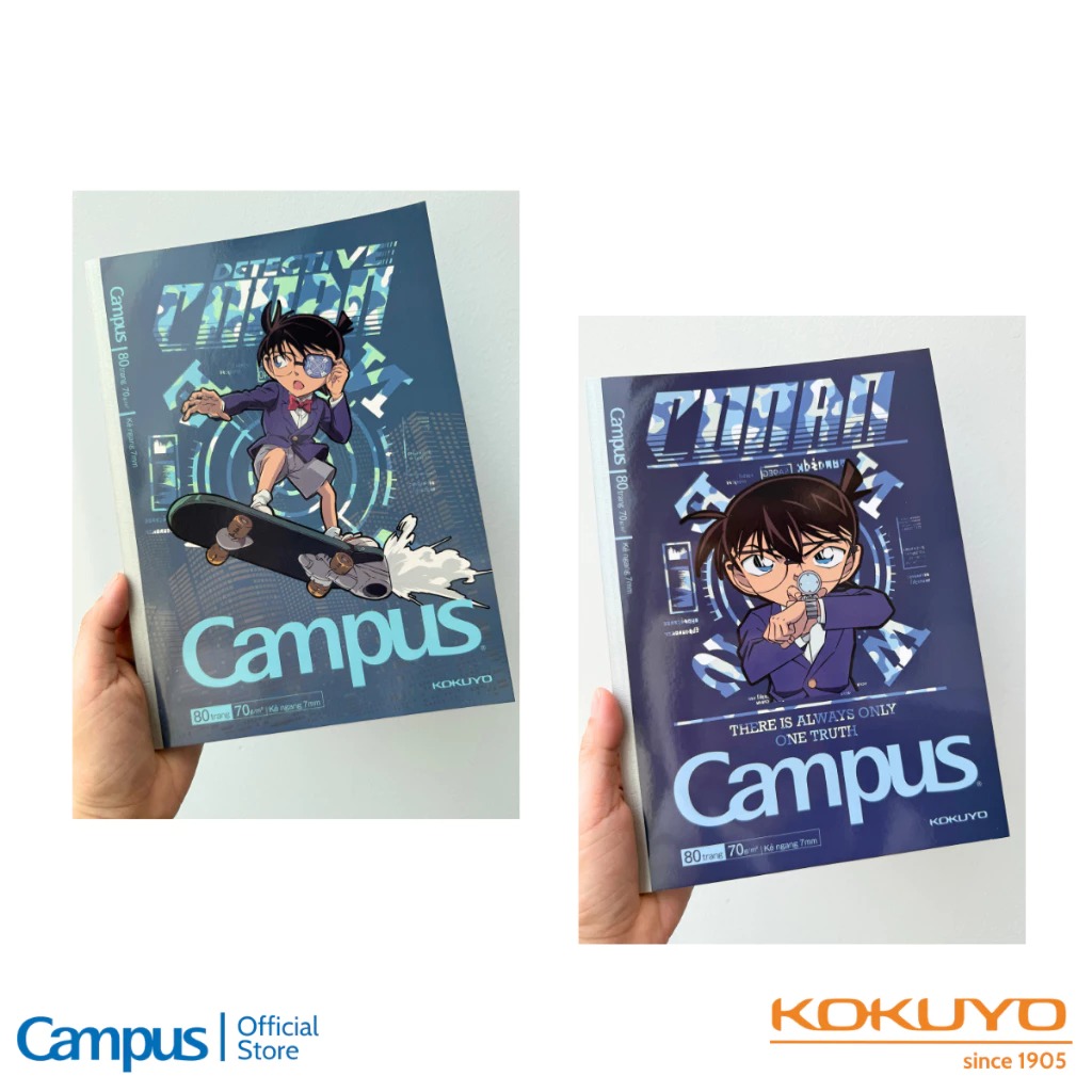 vở kẻ ngang Conan