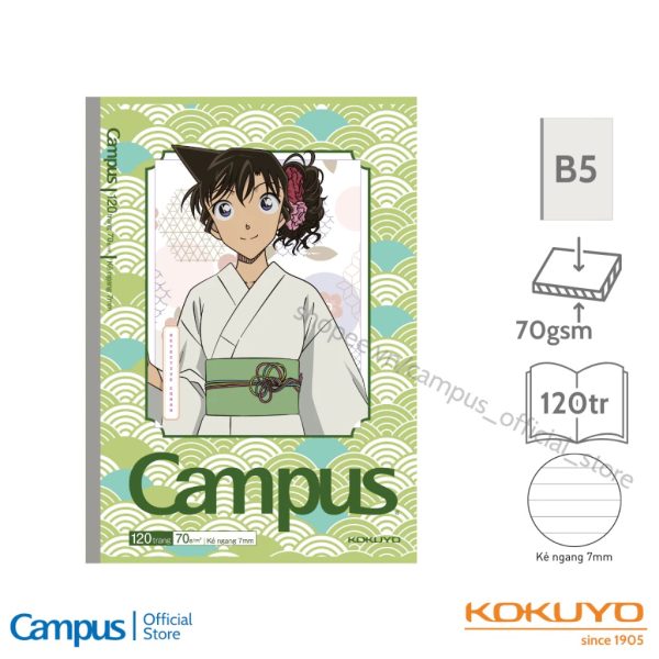 vở Conan 80 trang không chấm