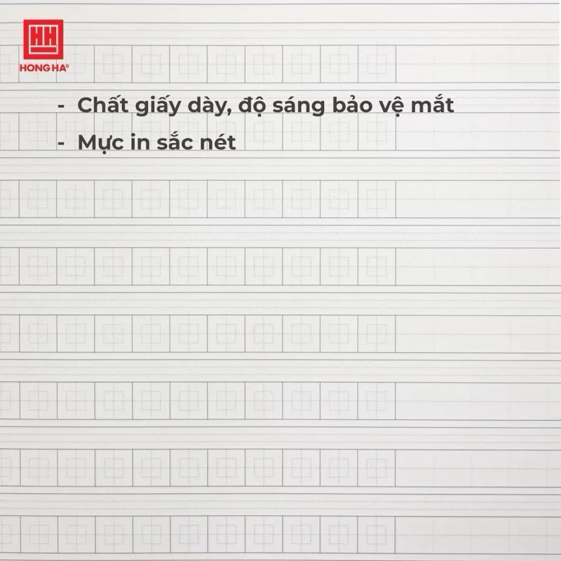 Vở tập viết chữ Hán Hồng Hà 1466