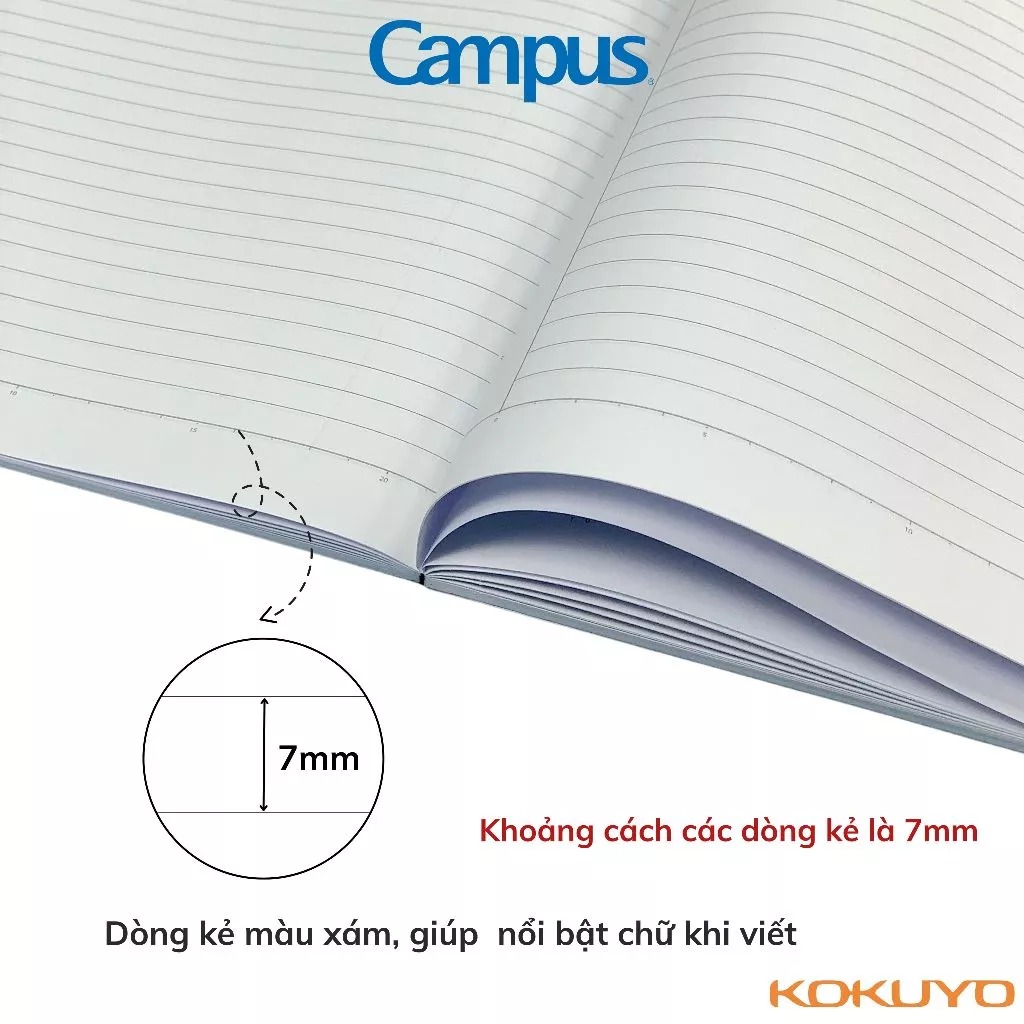 vở Campus 80 trang giấy đẹp giá rẻ Earth Colors